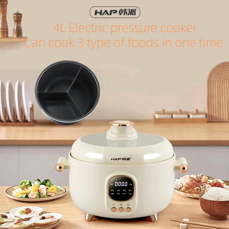 Slow cooker Smart electric pressure cooker 4L Automatic Electric cooker  Instant pot pressure cooker multicooker Home appliances - AliExpress