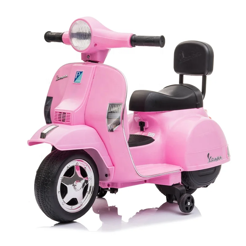 2021 Cheap Price Mini Vespa Kids Electric Motorcycle Toy