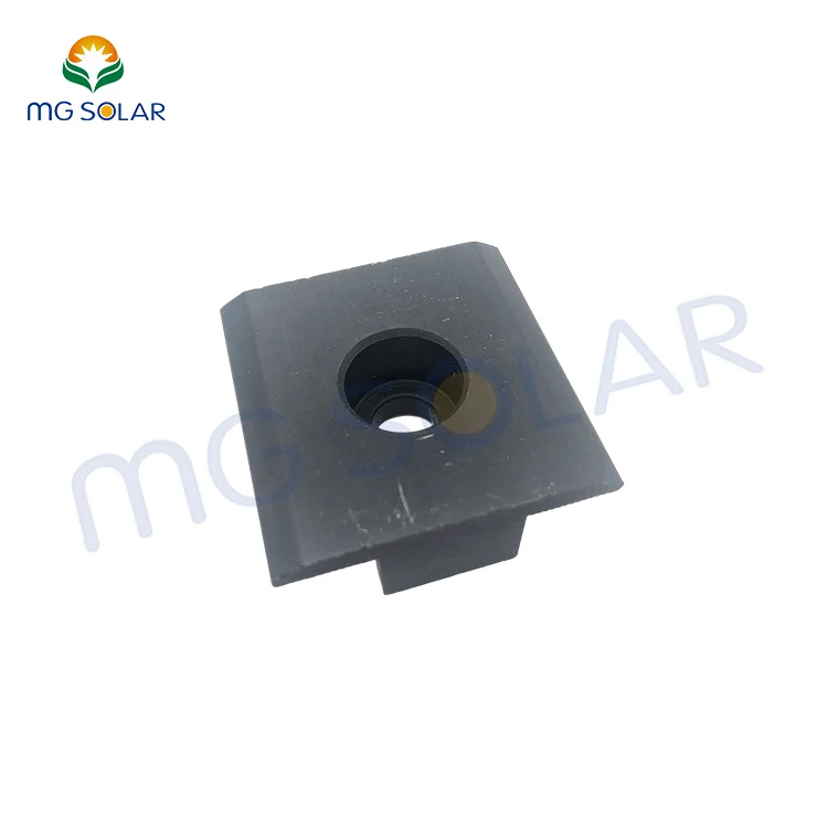 Aluminum Mid Clamp Module for Solar Roof Structure Mounting Middle Clamp Panel Fixed