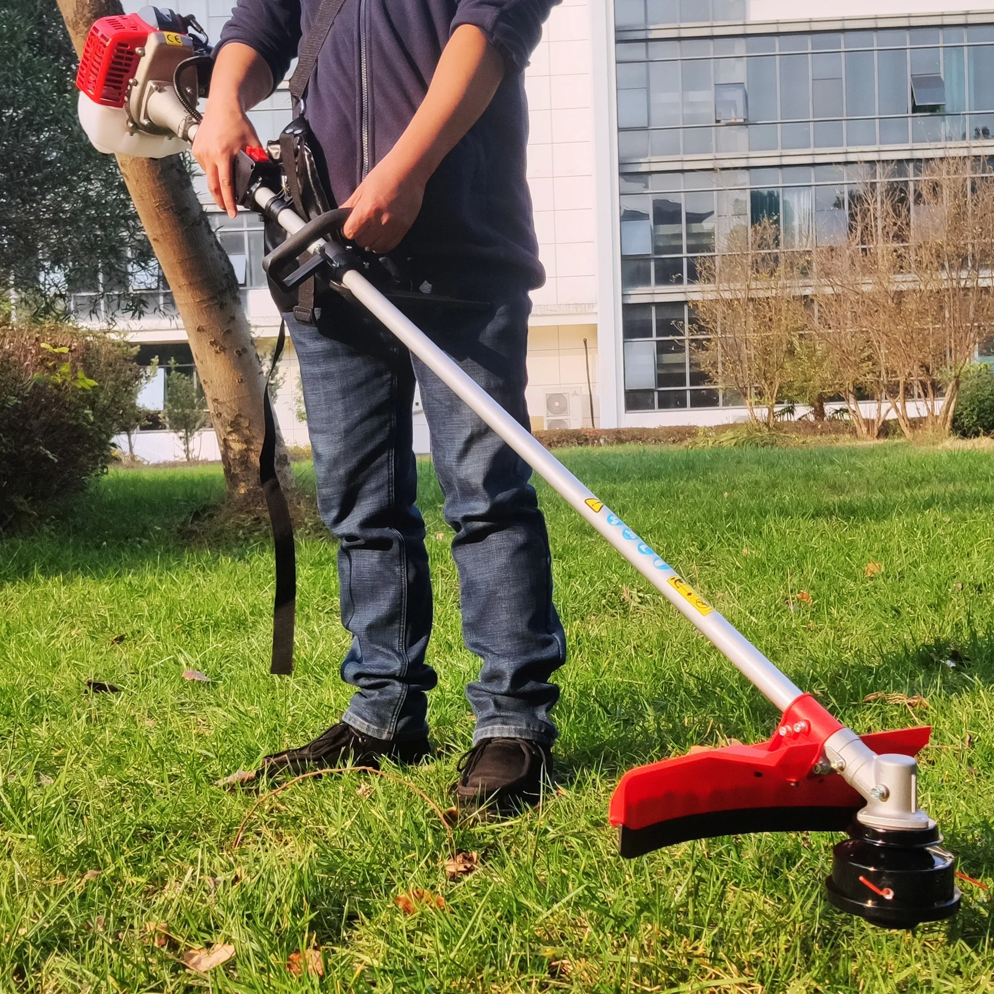 CG260A Grass Cutter - Portable Gas Trimmer with 2 Stroke Engine