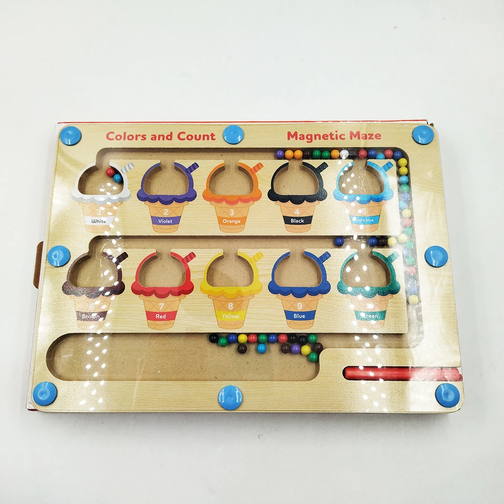 Pt Hot Selling Magnetic Color Classification Maze Magnetic Number And ...