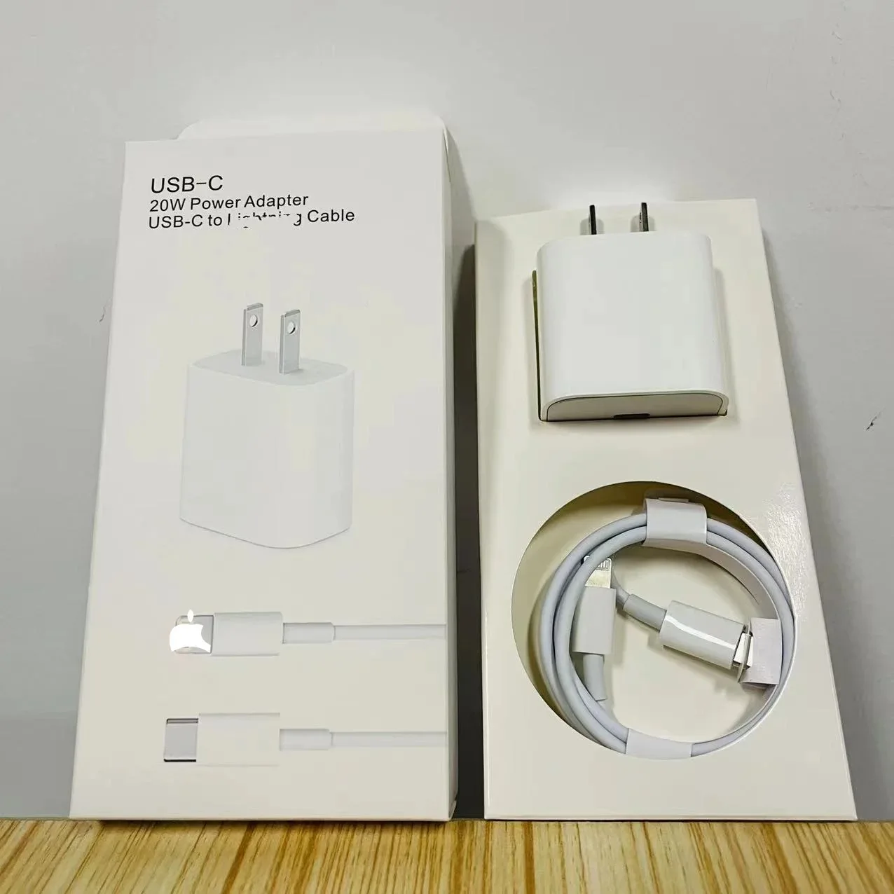 Factory Wholesale Original Pd 20w Wall Charger Plug And Data Cable Fast ...