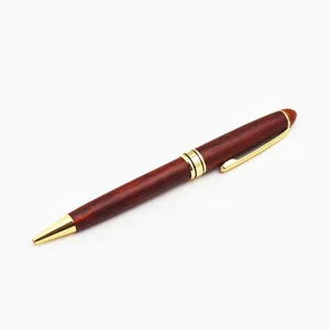 Manufacture Wholesales Pens Handmade ECO Friendly Writing Luxury Rosewood Pencil with Customized Logo Engraved