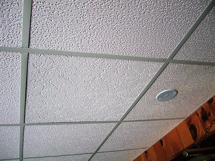 7MM Grid Ceiling Tile Shape PVC Gypsum Board Suspended Ceiling