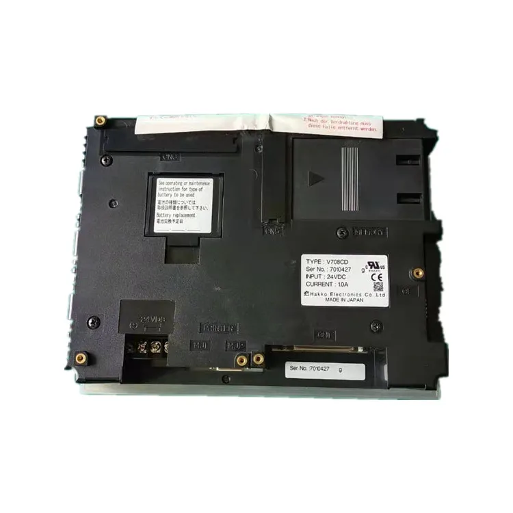 D5K007 中古　FUJI MONITOUCH V708CD 通電済　保証付 Fuji Hakko V708CD V708S V708ISD HMI Control Panel - 8.4