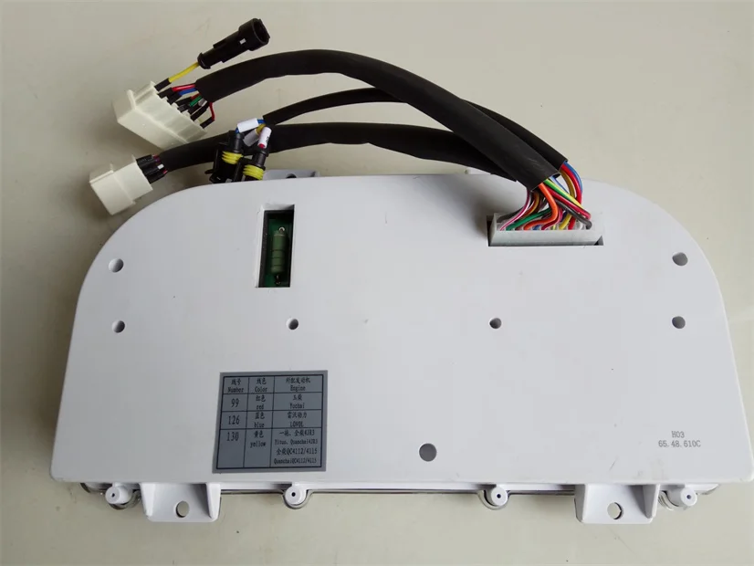 Ft65.48.610c Combination Meter Assembly For Foton Lovol Agricultural Genuine Tractor Spare Parts