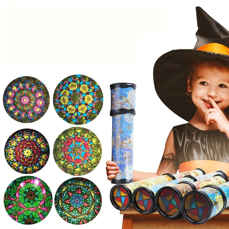 1-4 Новый бренд калейдоскоп красочная игрушка для детей на день рождения Образовательные Подарки для детей 30 см artascope горячая Распродажа фантоскоп