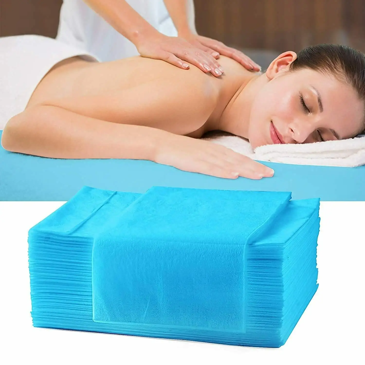 Disposable Recycle PP Non Woven Fabric Bed Sheet for Hospital