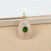 Quarzo rosa - oro