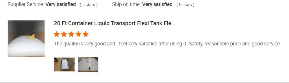 Flexitank Bag Flexitank Bag per il trasporto di liquidi 18