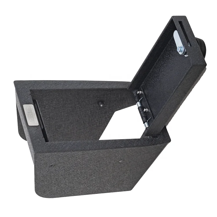 Tuojue Center Console Gun Safe Storage Box Console Vault Compatible