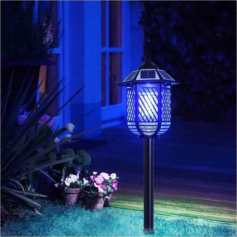 Shuangxin Solar MK03 Mückentötungslampe für den Außenbereich – Garten, Hof, Rasen, Fischteich, Villa; wasserdichtes Mückentötungsgerät