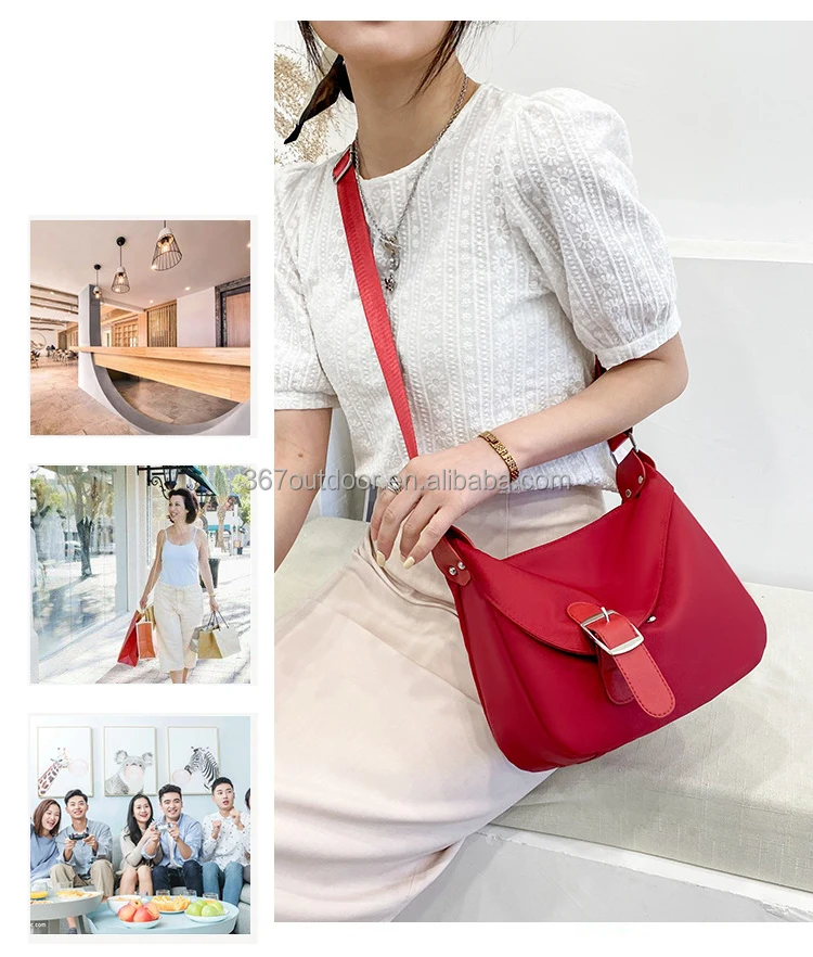 Double Zipper Crossbody Messenger Bag Custom Logo Nice Price Ladies