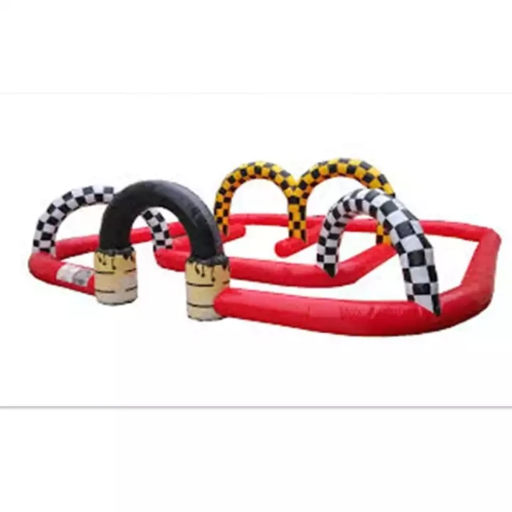 Толстый надувной бампер из ПВХ для парка развлечений гоночный трек