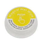 Portable Press wet wipes Disposable Magic Push Clean Compressed Wipes