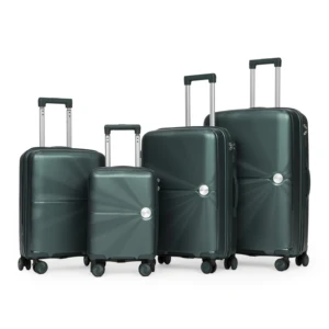 Luxury Modern Light Weight Waterproof PP Travel Trolley Suitcase with Soft Handle Lock Eco-Friendly Design for Unisex Use