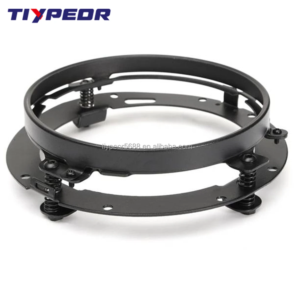  chrome 7 inch holder for motorcycle led headlight accessories-5