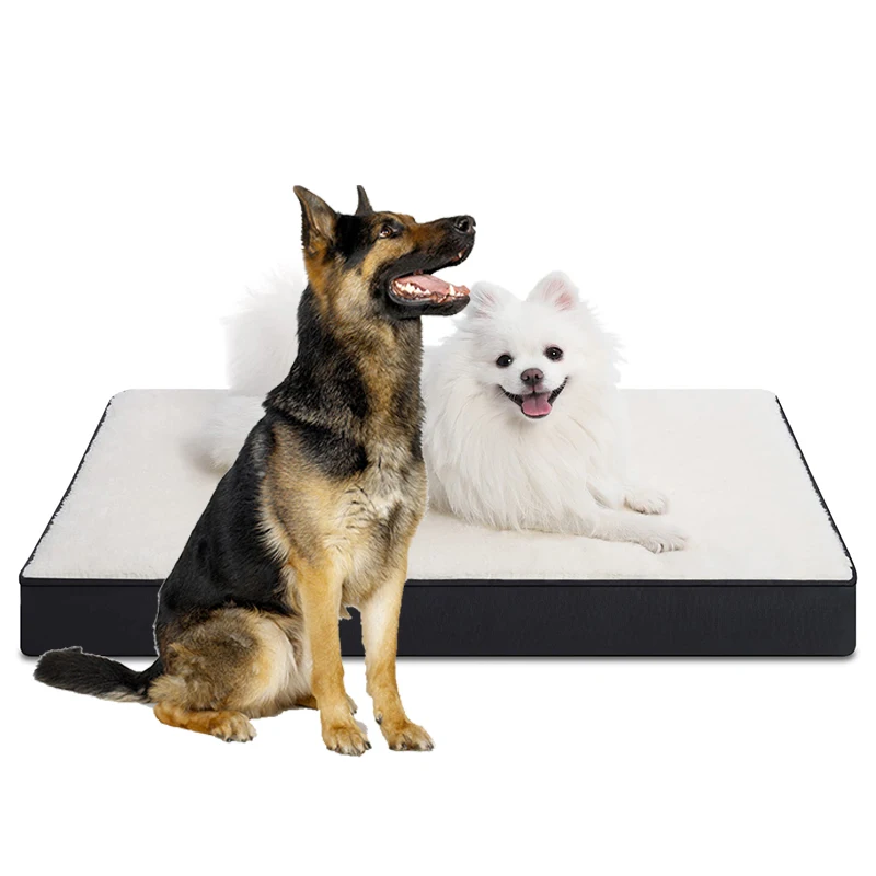 hundebett square durable non-slip washable luxury memory foam orthopedic cat dog cushion pet cage bed