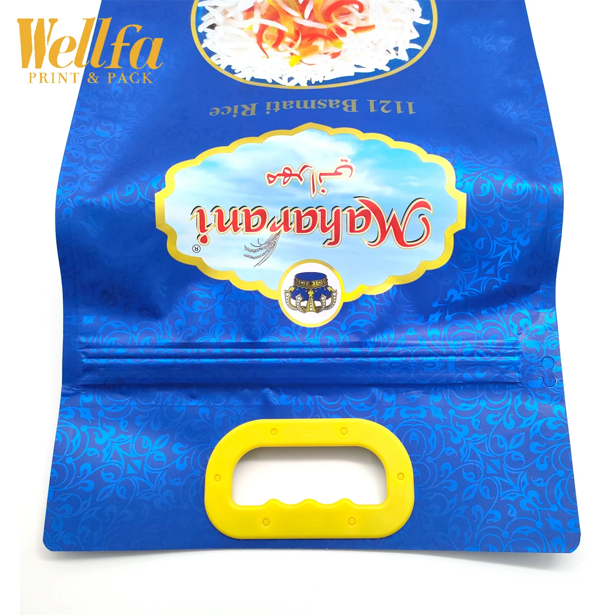 Hot Sale Factory Custom 5kg 10kg Resealable Ziplock Nylon Vacuum 8 Side