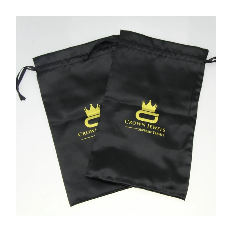 Роскошная плотная шелковая атласная сумка Pandasew ювелирная на шнурке с логотипом заказ