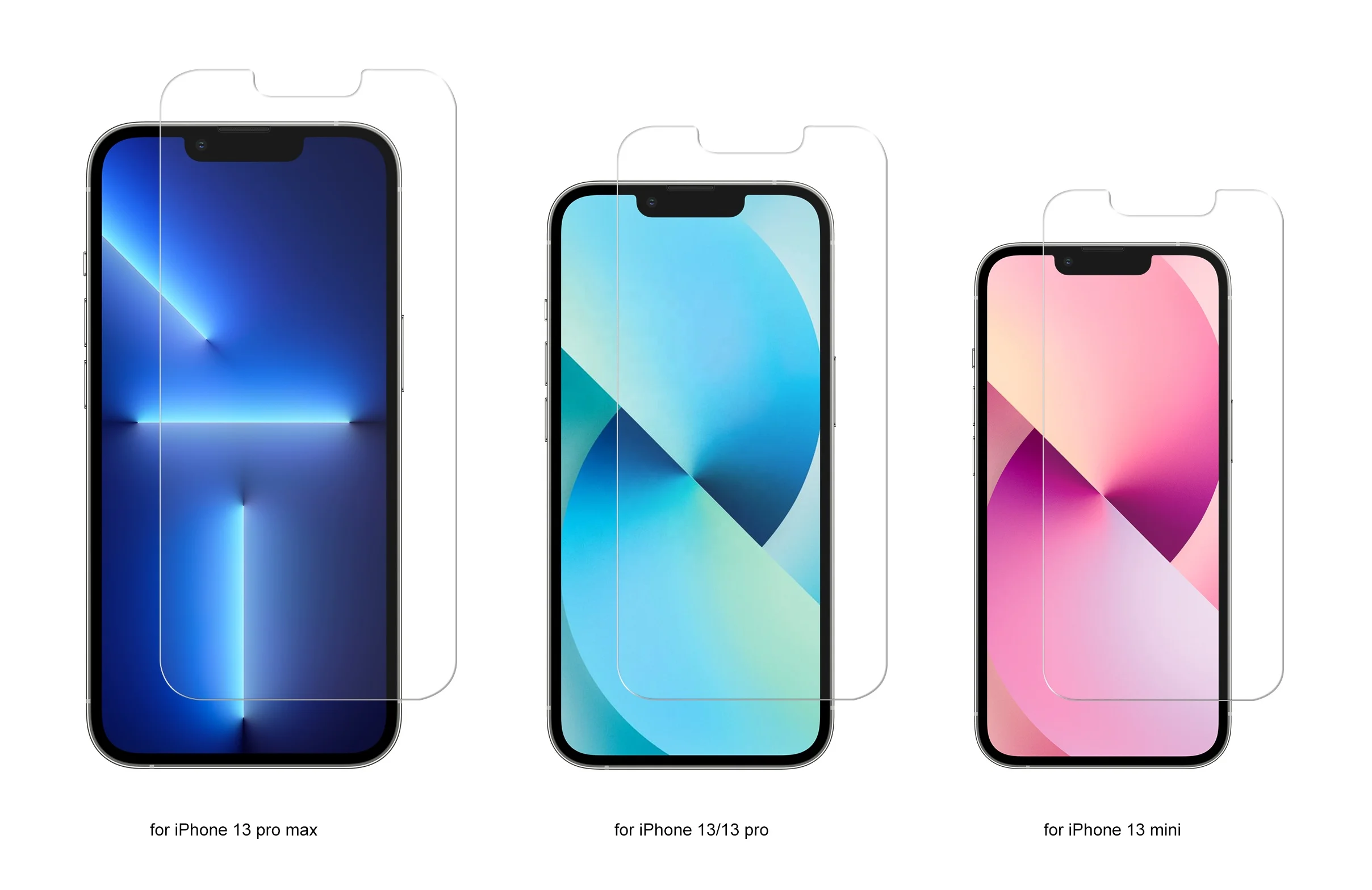 Оптовая продажа 0 33 мм Япония HD прозрачное закаленное стекло с защитой от отпечатков пальцев для мобильного телефона Защита экрана Iphone 13 5 4