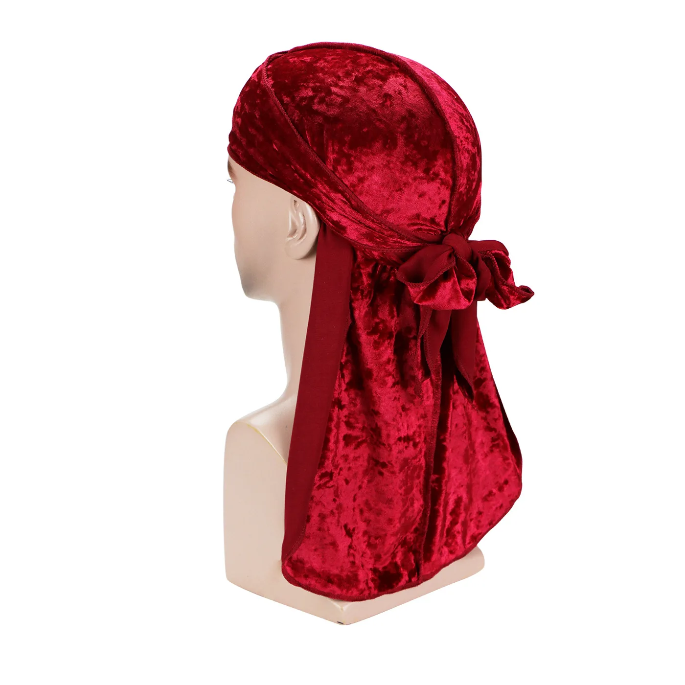 Velvet Silky Durag Hat Cap Unisex Women Premium Designer Doo Rag