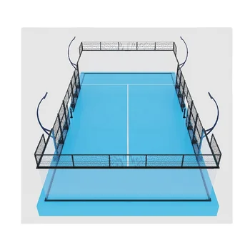 sports court equipment suspended padel court padel tennis court for sale
