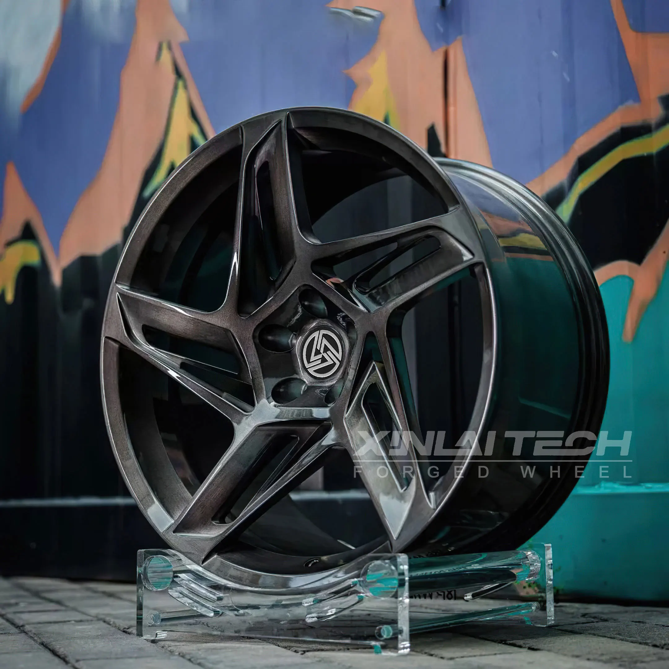 XL Aluminium Alloy Brushed 1-piece Monoblock Custom Forged Wheels Deep Concave 5x120 5x112 5x114.3 Racing Car Wheel - Image 4