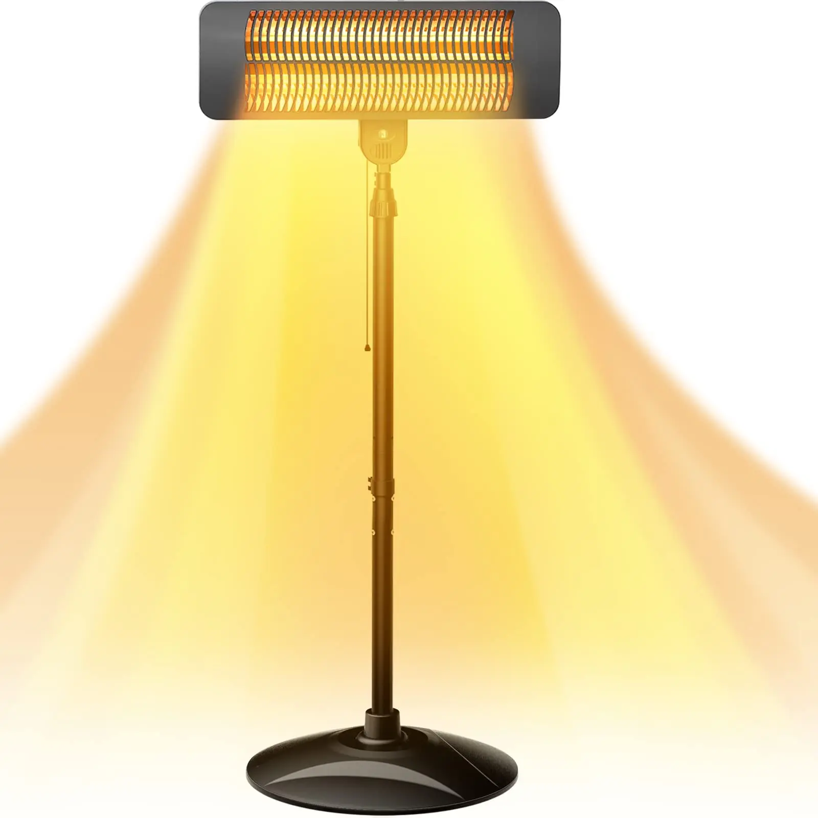 New Design Freestanding Infrared Electric Outdoor Patio Heater With Tip