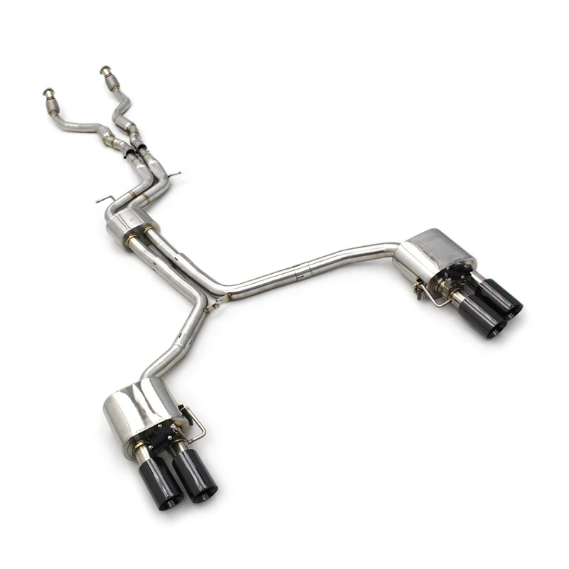Catback Exhaust For Audi S4 / S5 B8 B8.5 3.0T 2013-2019 Stainless Steel Exhaust Pipe Muffler