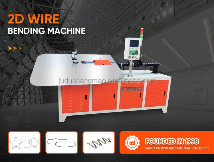 Portable Steel Rod Rebar Bender /2D CNC Automatic Wire Bending Machine ...