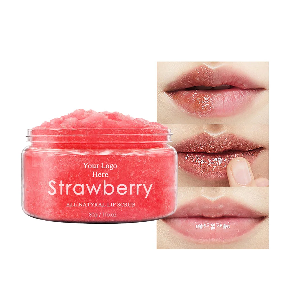 Собственная торговая марка OEM органический арбузный отшелушивающий скраб для губ