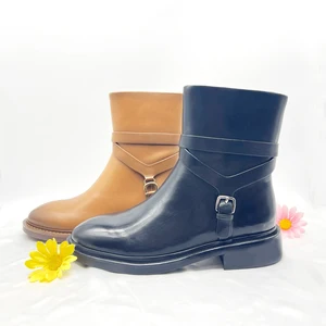 High-end New Style Fashion 100% Genuine Leather Professional Custom Casual Leather Boots for Ladies