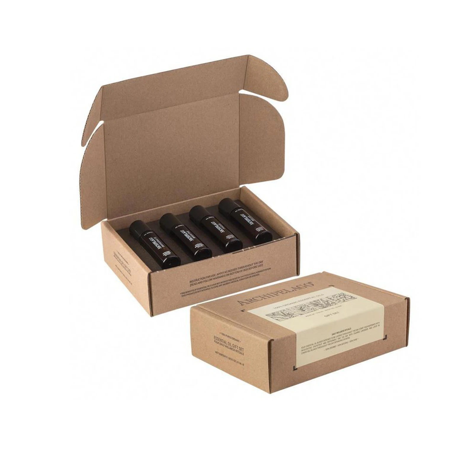 Custom Logo Printing Clamshell Magnetic Paper Box Perfume Cosmetics Packaging Box Lipstick Nail Polish Box With Sleeve