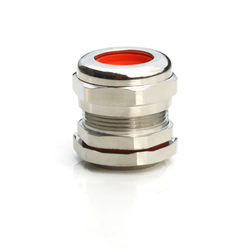 RSKM M25 Spring Cable Gland IP68 Nickel Plated Brass Cable Joint for ...
