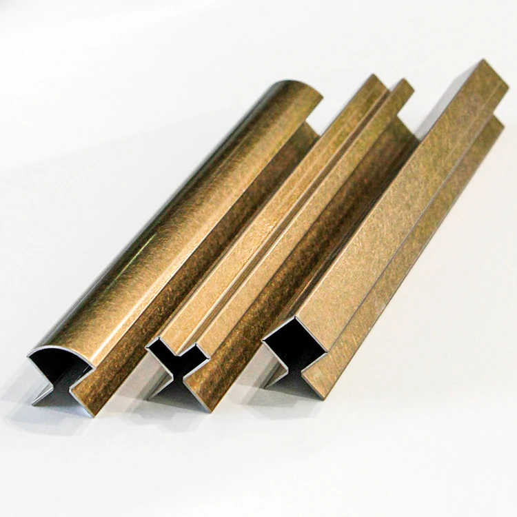 Foshan Ceramic Tile Corner Trim Stainless Steel Profile C Channel with  Black Gold Color - China Stainless Steel Profile, Stainless Steel Border