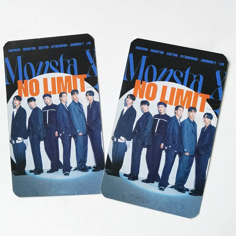Custom Double Side Color Slogan Postcards Kpop Holographic Photocard Paper Small Cards