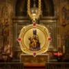 Virgen de Montserrat La Moreneta Black Madonna pendant necklace