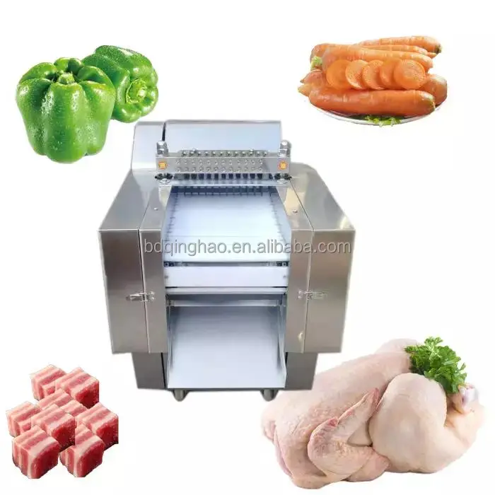 Frozen Chicken Cube Cutter Poultry Meat Cutting Machine Chicken Breast