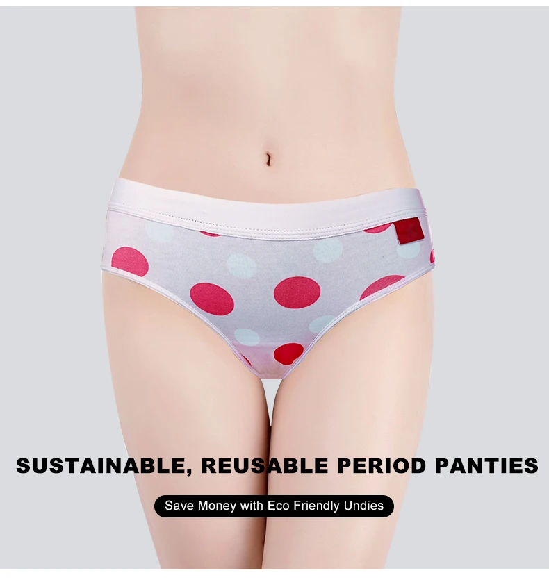 Wholesale Washable Female Physiological Briefs Leakproof Reusable