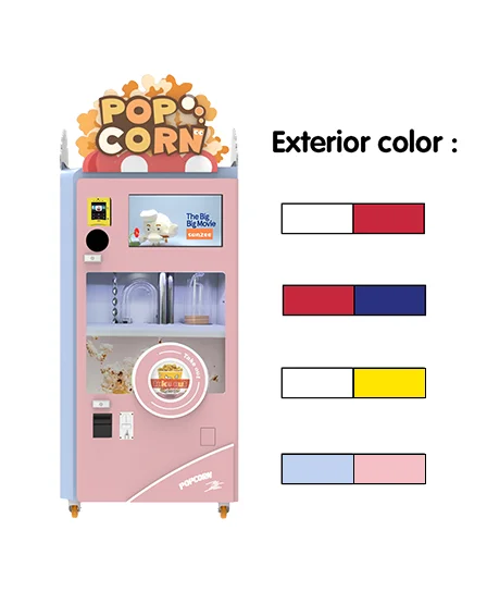 Automatic Popcorn Machine Can Choose the Taste of Self-creation and Marketing Own Factory Provide Raw Materials and Accessories