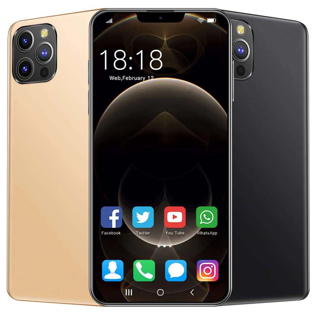 Горячая Новинка 12 Гб + 512 Гб Смартфон глобальная версия unlockingphone смартфон с отпечаток лица разблокировка