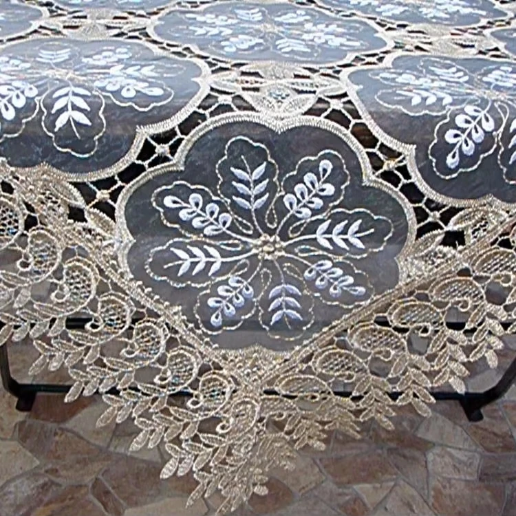 Machine Made Lace Table Cloth