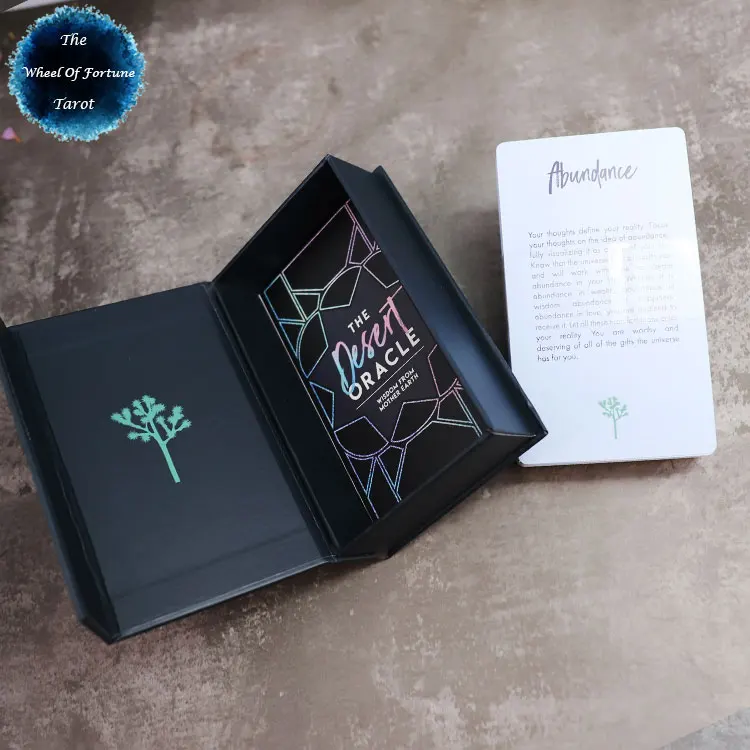 
Пользовательские печатные карты с рисунком ангела Таро Оракл с книгой 