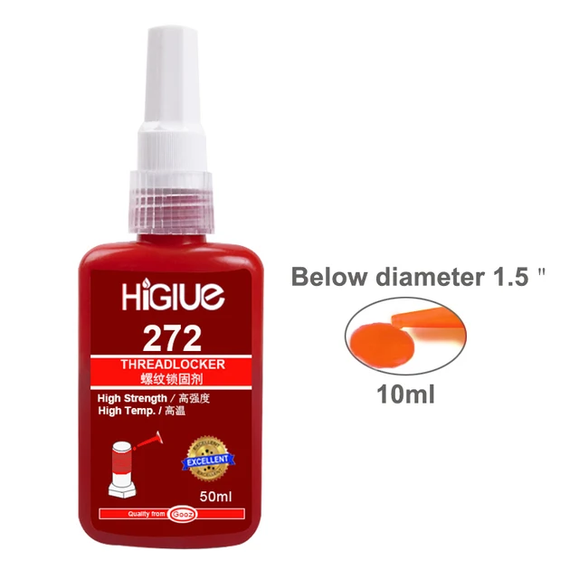 Higlue 272 Adhesive High Temperature resistance Liquid Thread Locking Glue