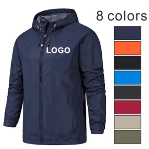 Custom Logo Outdoor Jacket Windproof Waterproof Breathable Thin Jackets Windbreaker Cycling Mountaineering Clothes