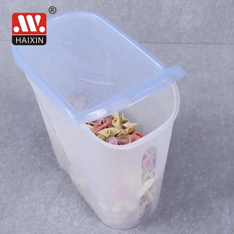 Haixing Factory Wholesale 1L Storage Small Plastic Canister Food Container