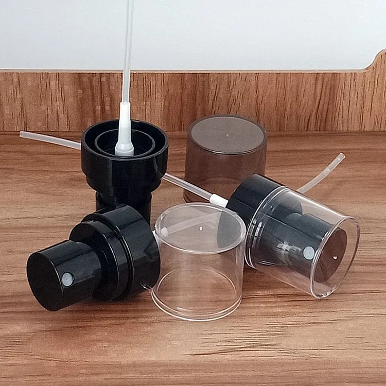 Wholesale 60ml 80ml 100ml 120ml Black Fine Mist Black Spray Bottle PET Flat Top Plastic Bottle High Quality Black Plastic Bottle