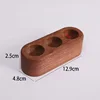 Fine solid ebony wood, small size, 3 holes