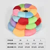 Rainbow-colored soft headgear